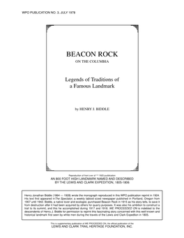 Beacon Rock by Henry J. Biddle