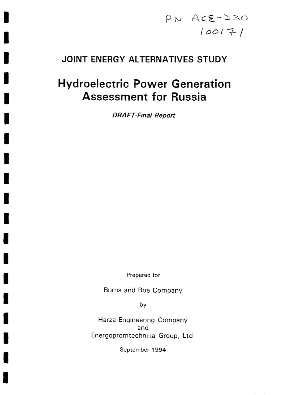 Hydroelectric Power Generation Assessment for Russia