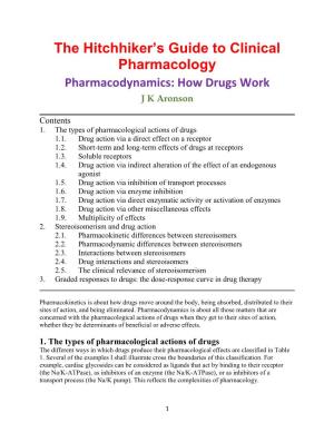 The Hitchhiker's Guide to Clinical Pharmacology
