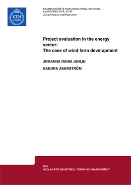 The Case of Wind Farm Development