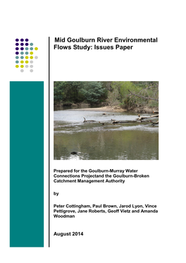 Mid Goulburn River Environmental Flows Study: Issues Paper
