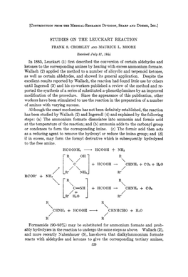 Journal of Organic Chemistry, 9, 5291 (1944)