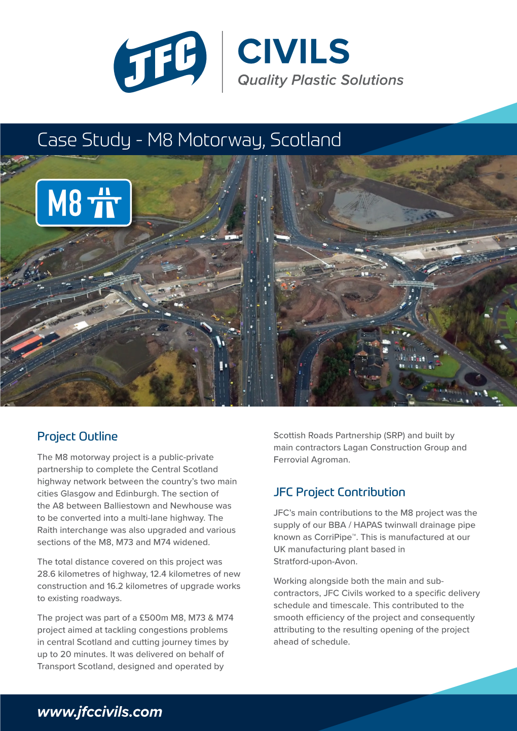 Case Study - M8 Motorway, Scotland