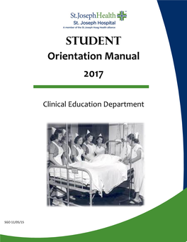 STUDENT Orientation Manual 2017