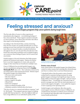 Feeling Stressed and Anxious? Guided Imagery Programs Help Cancer Patients During Tough Times