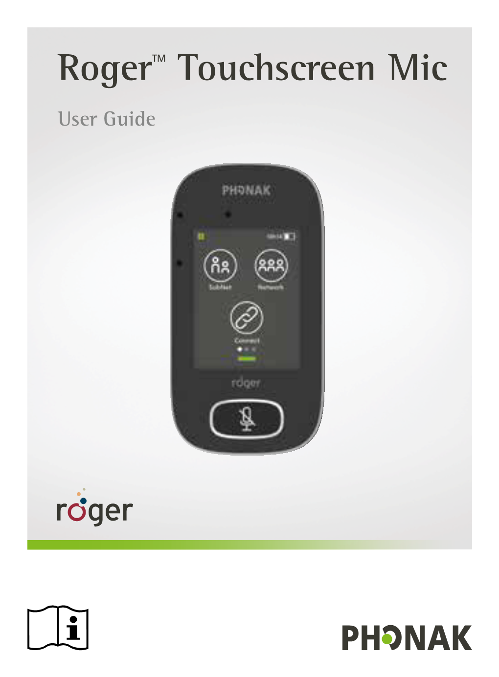 Rogertm Touchscreen Mic User Guide Contents