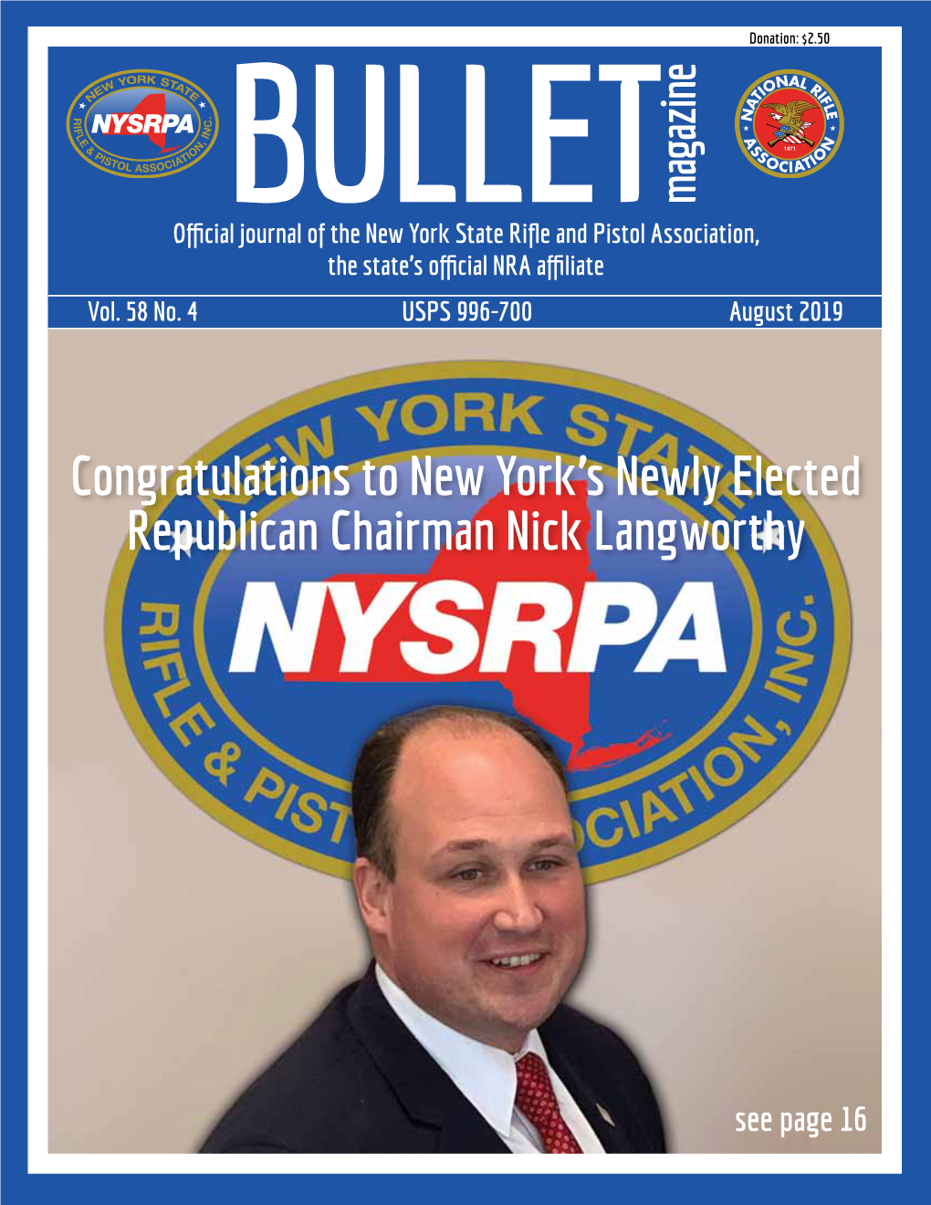 Congratulations to New York's Newly Elected Republican Chairman Nick