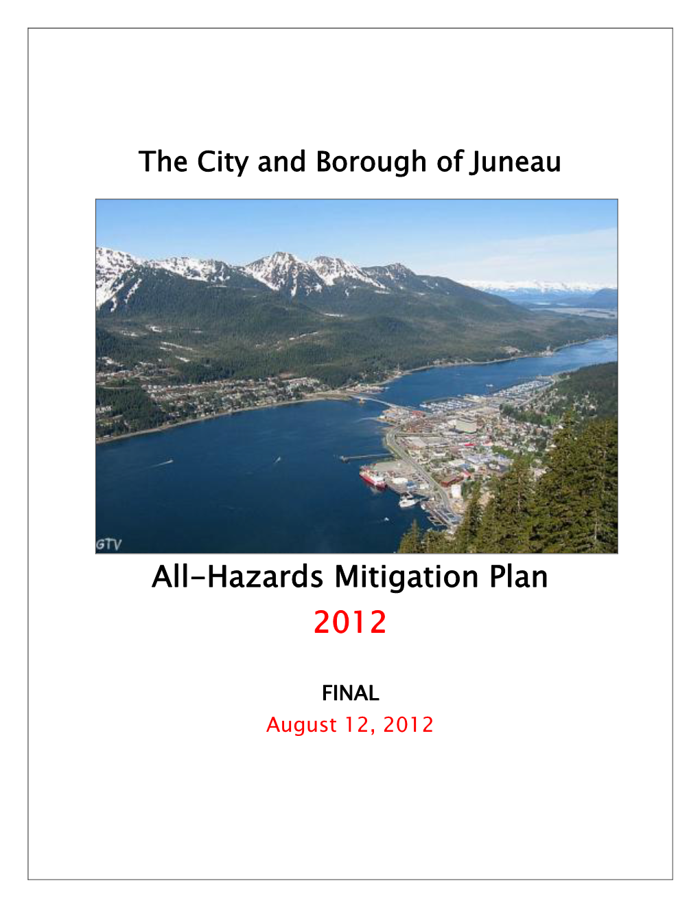 All-Hazards Mitigation Plan 2012