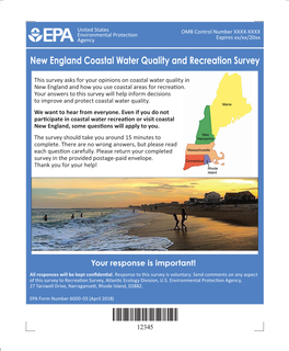 Saltwater Recreation Survey