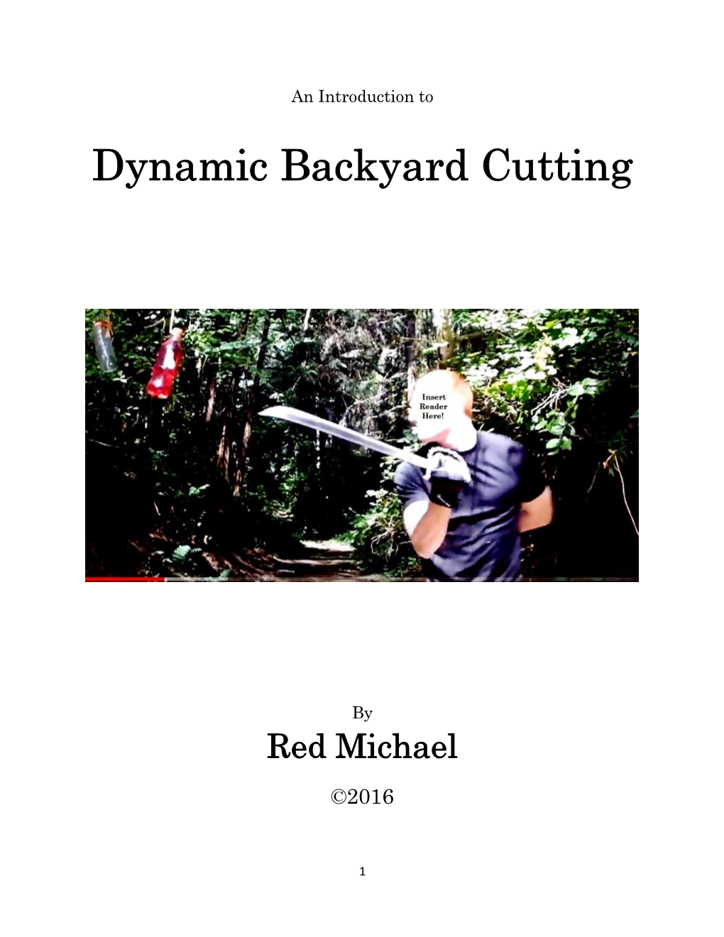 Dynamic Cutting Is to Swords As Casual Target Practice Is to Firearms