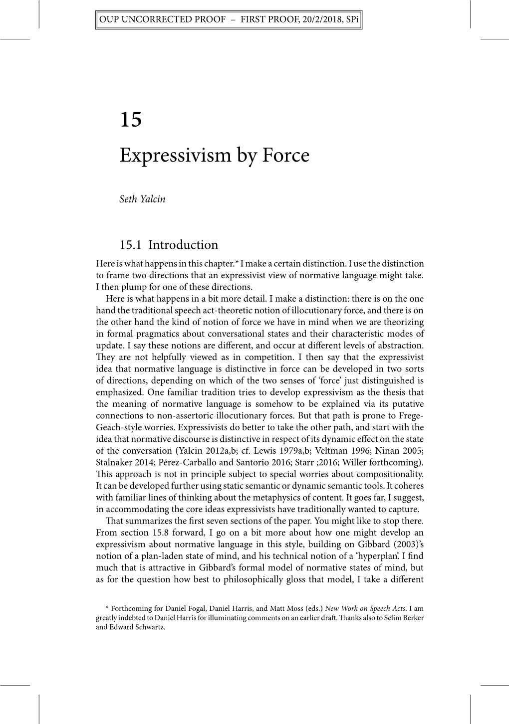 Expressivism by Force