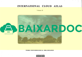 WMO, No. 407 International Cloud Atlas, Volume II