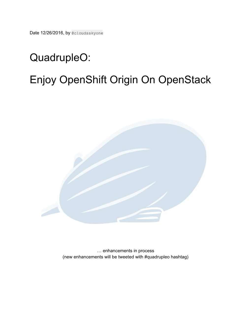 Openshift Origin on Openstack