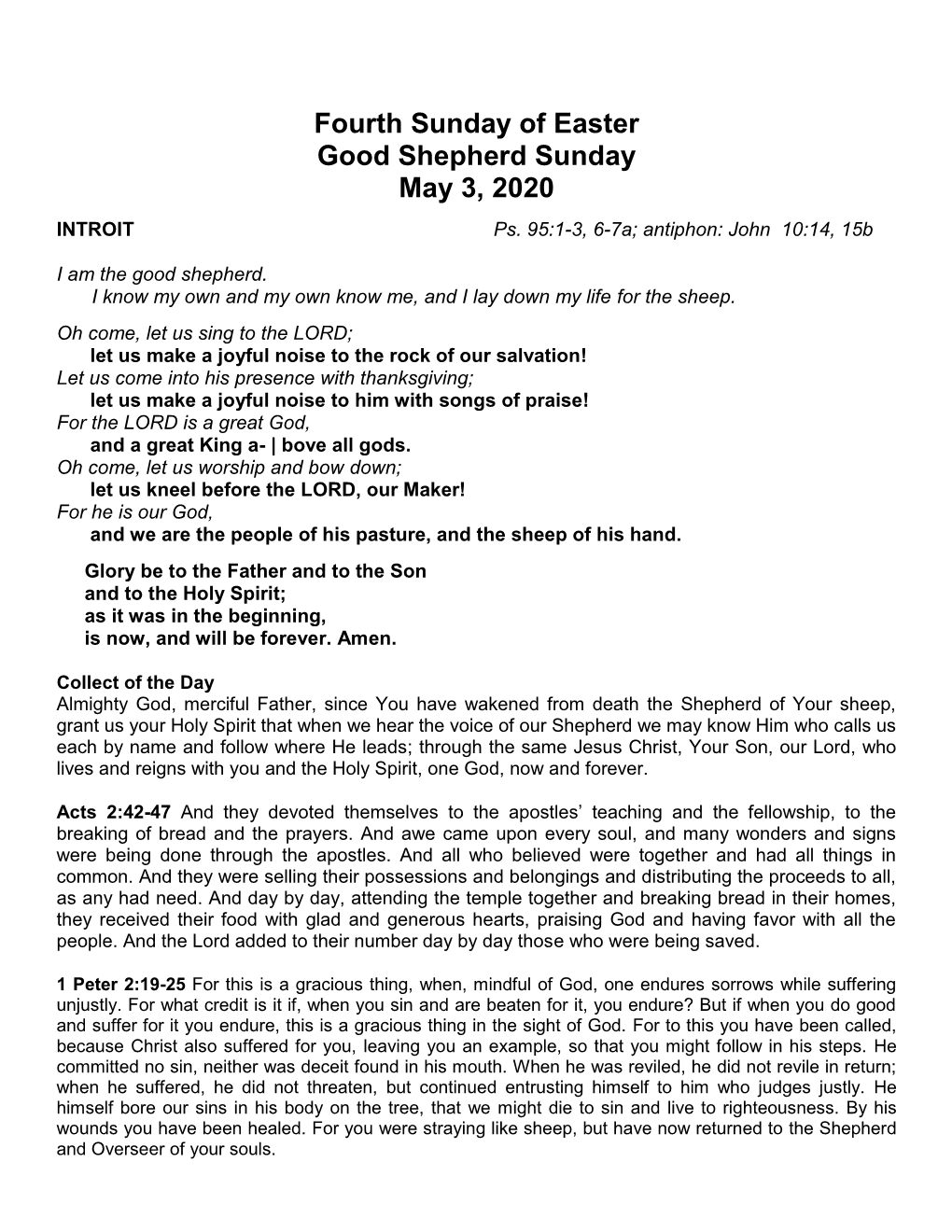 Sixteenth Sunday After Pentecost