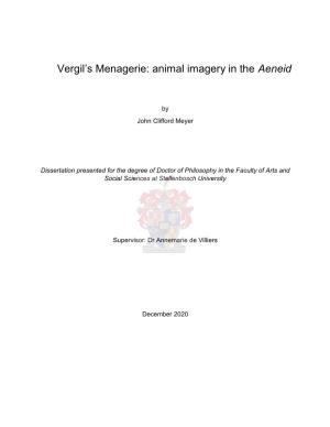 Vergil's Menagerie: Animal Imagery in the Aeneid