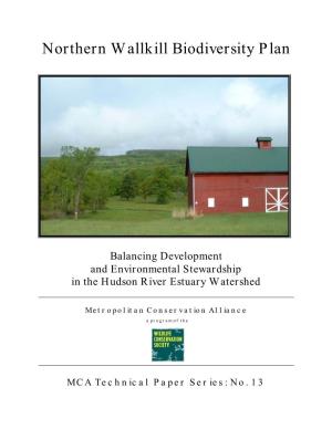 Northern Wallkill Biodiversity Plan