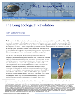 The Long Ecological Revolution