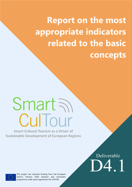 Report on the Most Appropriate Indicators Related to the Basic Concepts