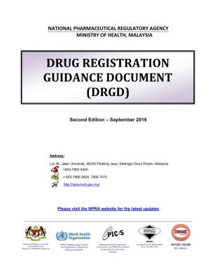 Drug Registration Guidance Document (DRGD)