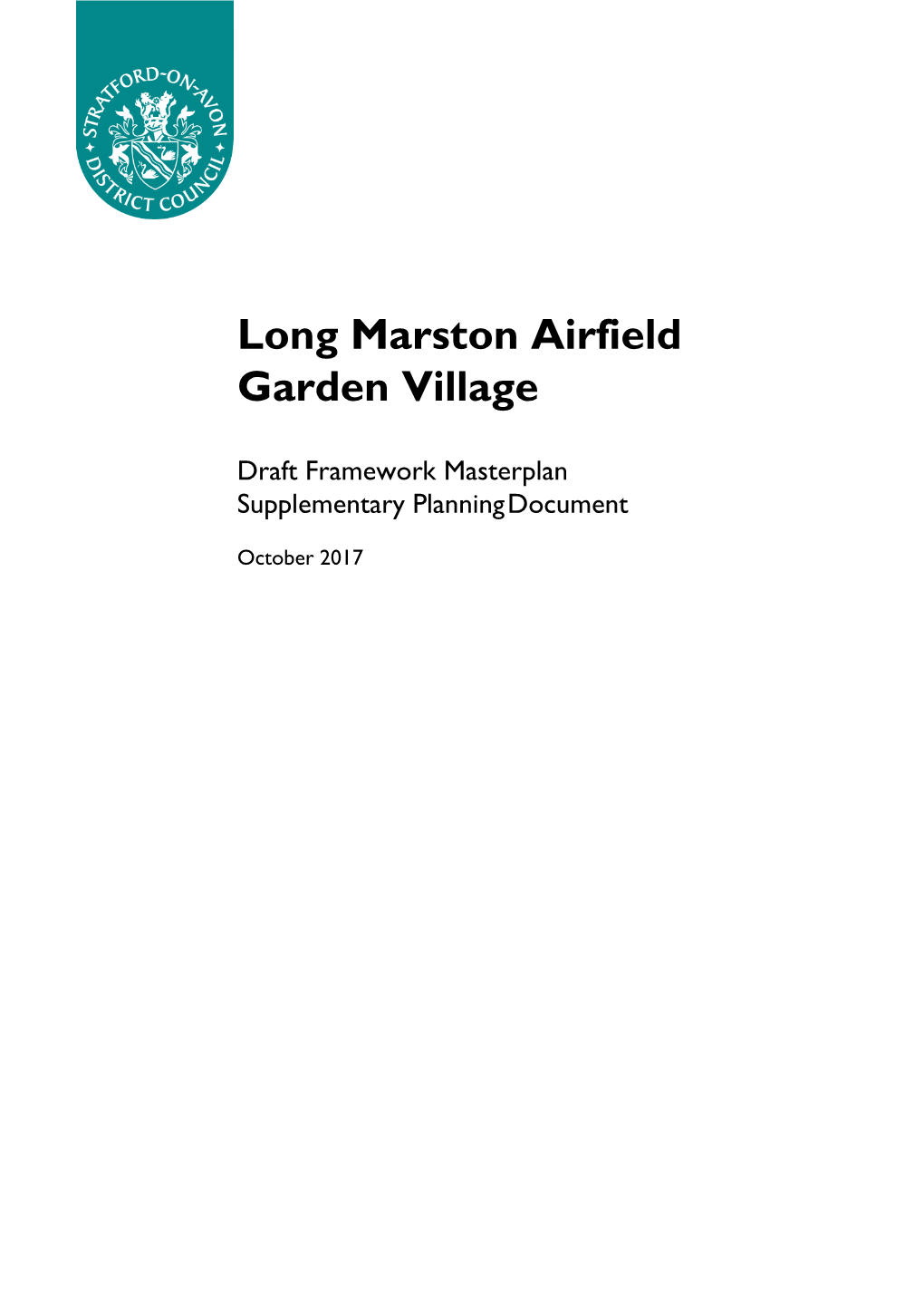 Long Marston Airfield Garden Village Draft