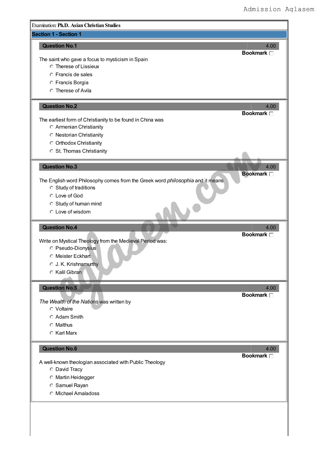 View Question Paper