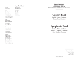 Concert Band Symphonic Band