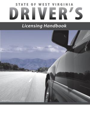 State of West Virginia Driver's Licensing Handbook