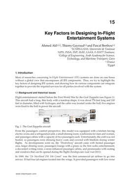 Key Factors in Designing In-Flight Entertainment Systems