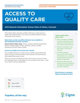 Access to Quality Care