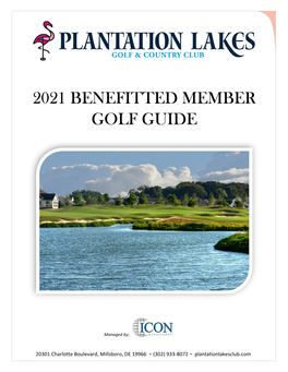 2021 Benefitted Member Golf Guide
