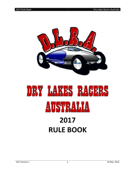 DLRA 2017 Rule Book