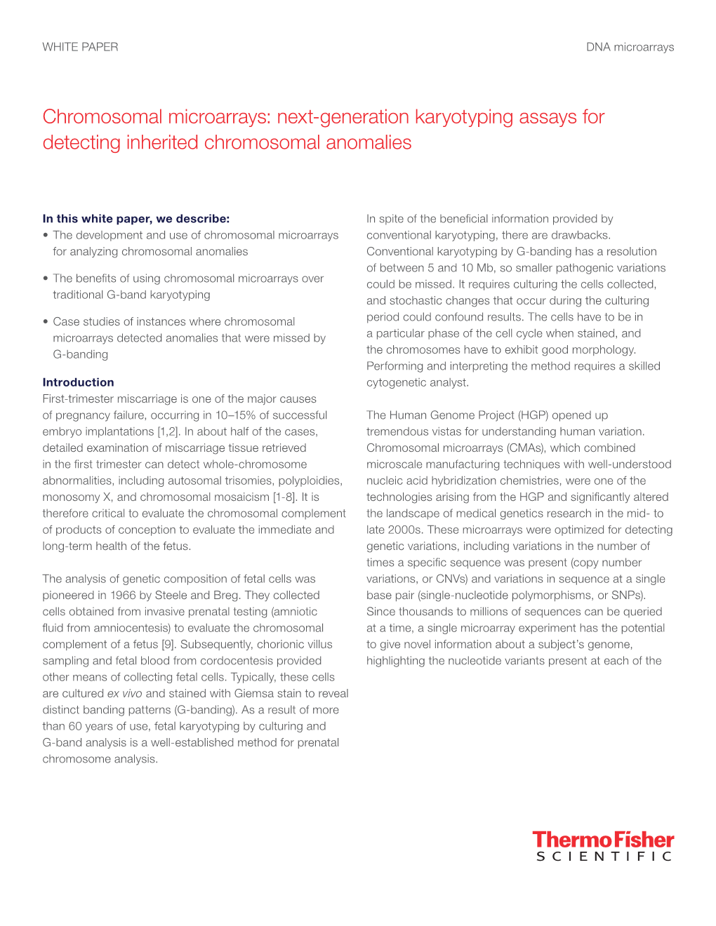 Next-Generation Karyotyping Assays for Detecting Inherited Chromosomal Anomalies