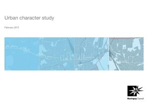 Urban Character Study