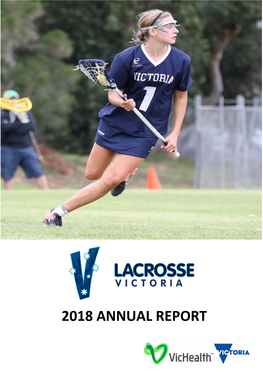 Lacrosse Victoria Annual Report for 2018
