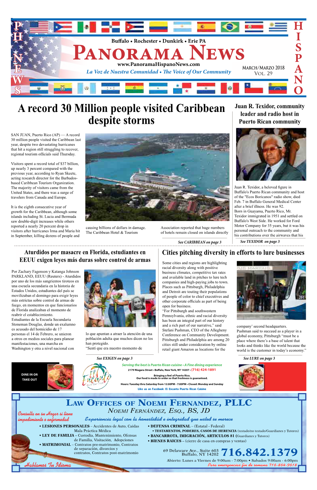 Panorama News P March/Marzo 2018 VOL