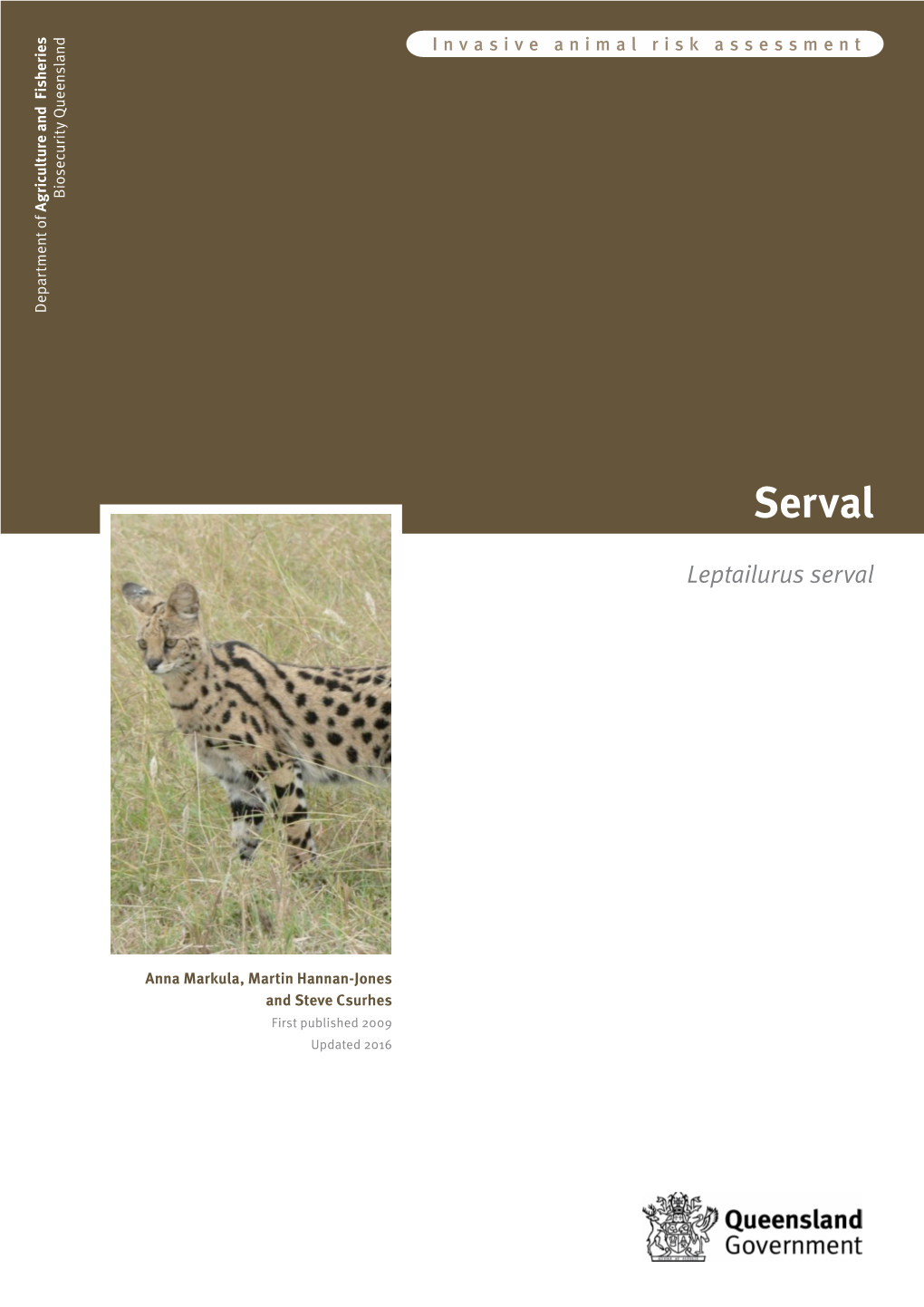 African Serval Risk Assessment