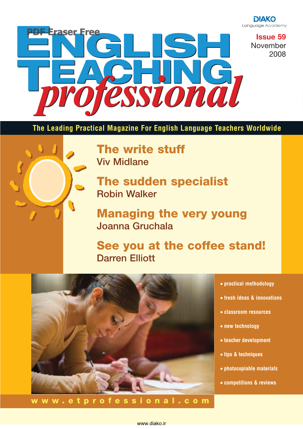 ENGLISH TEACHING Professional • Issue 59 November 2008 • 1