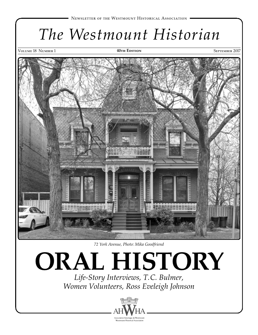 Oral History Project, with Treasurer Cynthia Graham Doreen Hearing from Three Local Women About Their Volunteer Activities During the Second World War