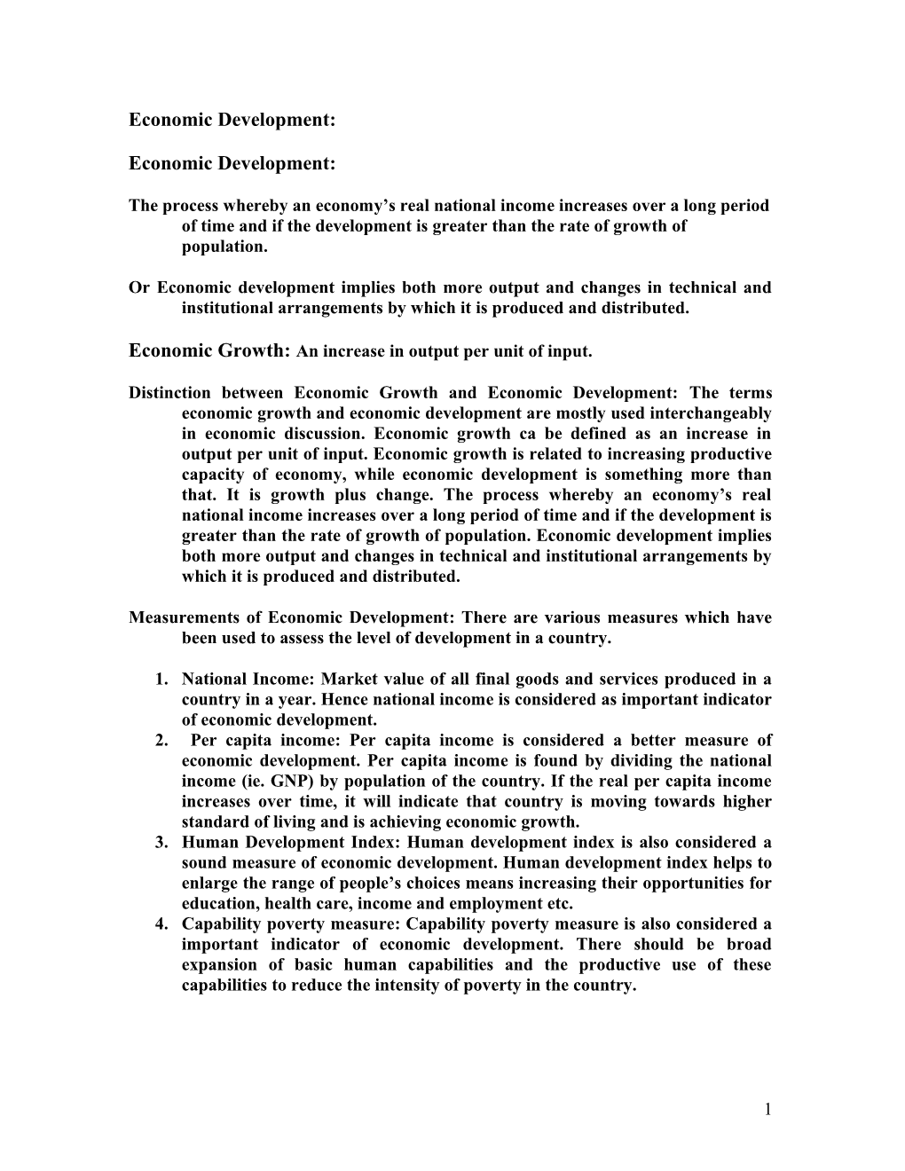 Linear-Stages-Of-Growth Model