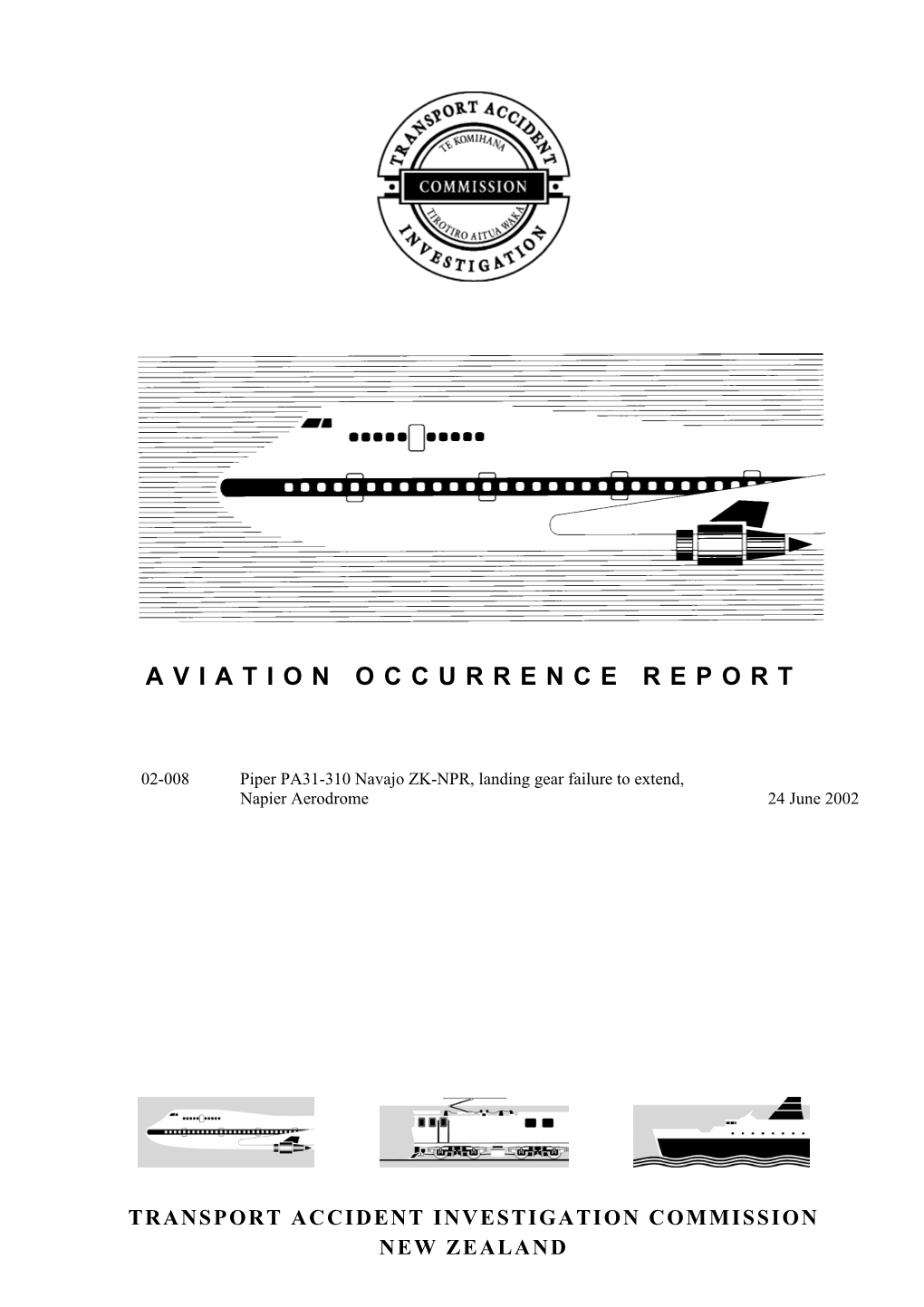 Aviation Occurrence Report