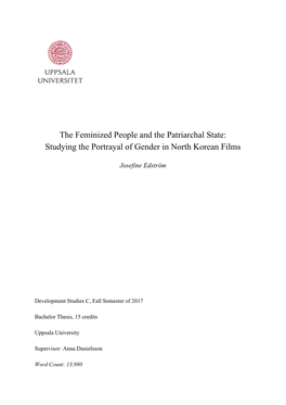 Studying the Portrayal of Gender in North Korean Films