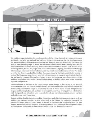 A Brief History of Utah's Utes