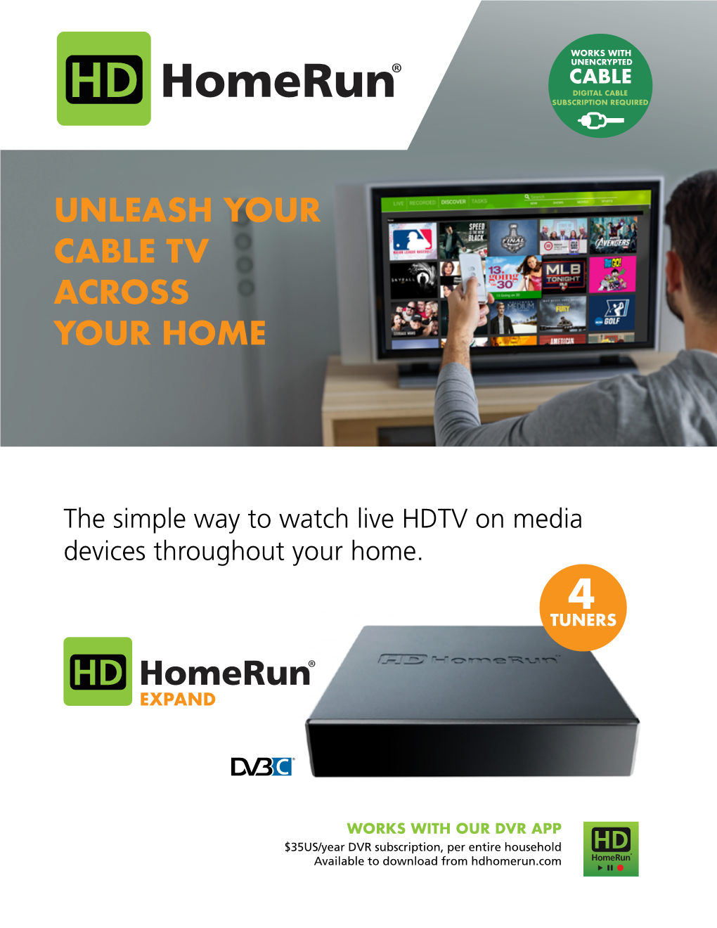 Hdhomerun EXPAND Flyer