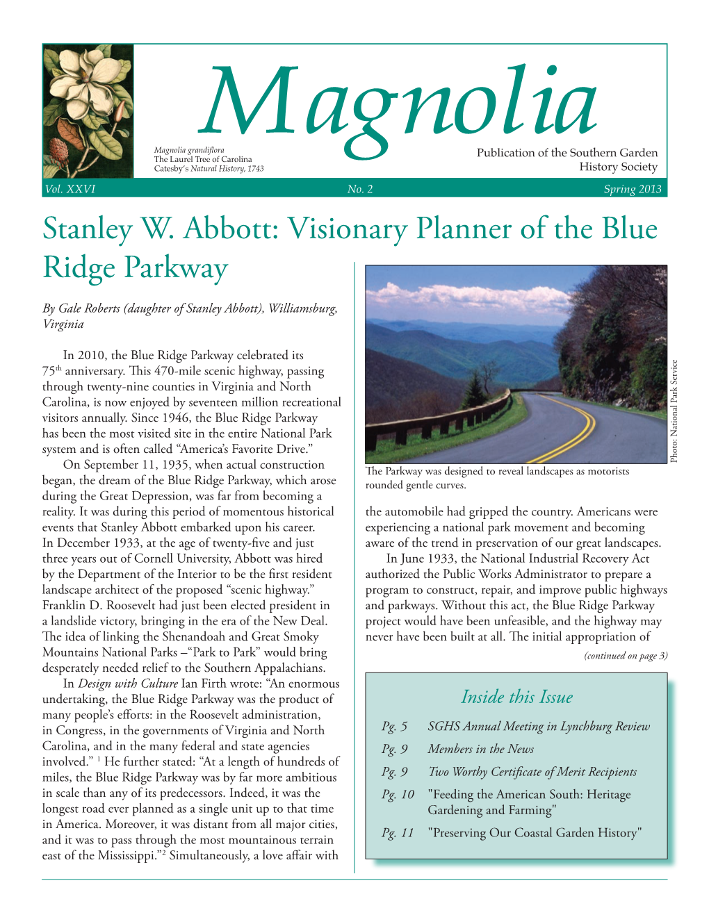 Stanley W. Abbott: Visionary Planner of the Blue Ridge Parkway