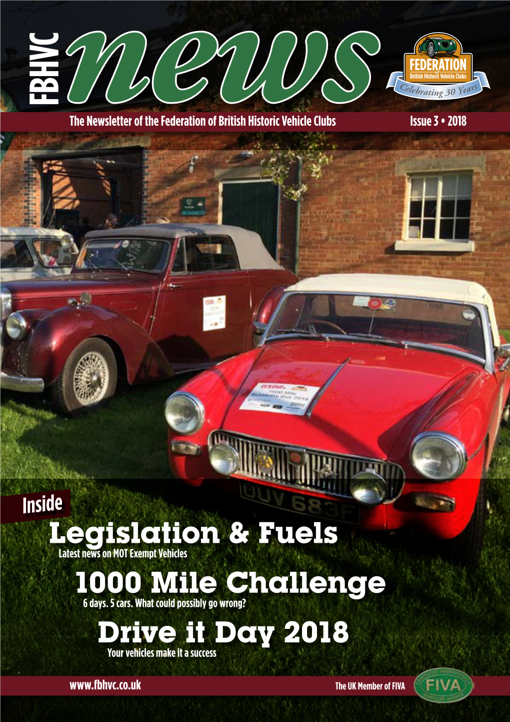 Legislation & Fuels 1000 Mile Challenge Drive It Day 2018