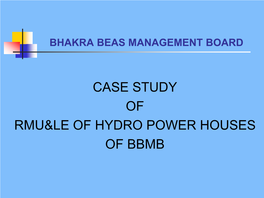 Bhakra Beas Management Board