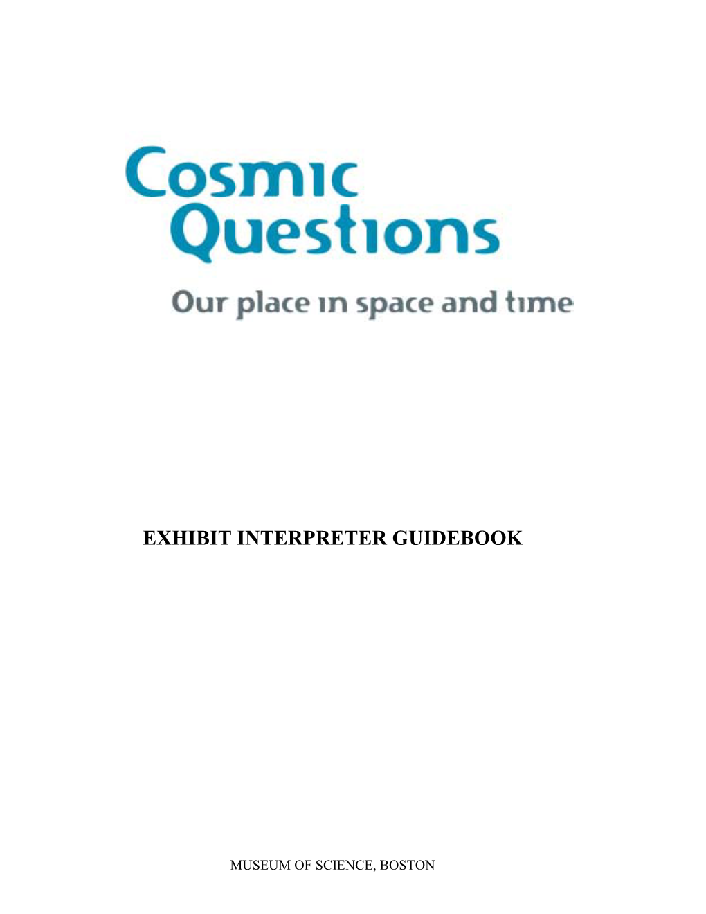 Exhibit Interpreter Guidebook