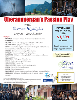 Oberammergau's Passion Play