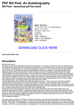 PDF Bill Peet: an Autobiography Bill Peet - Download Pdf Free Book