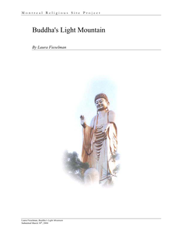 Buddha's Light in Montreal
